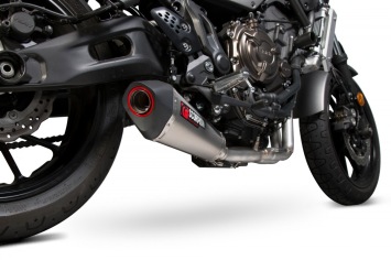 Scorpion Serket Taper Titanium Volledig Uitlaatsysteem zonder E-keur Yamaha XSR 700 2016 - 2020